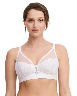 Chantelle Sujetador sin aros, Graphic Support - Blanco