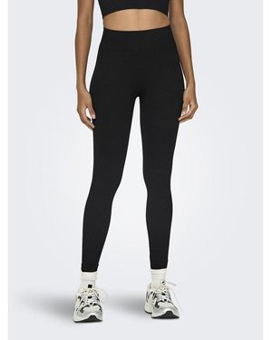Only Play Leggings De Cintura Alta Sin Costuras. Talla. Color - Negro