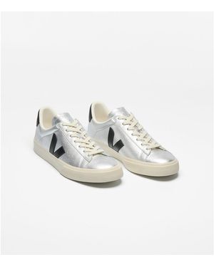 Veja Zapatillas de piel Campo - Blanco