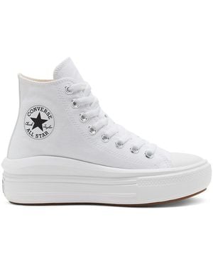 Converse Zapatillas Chuck Taylor All Star Move Canvas Hi - Blanco