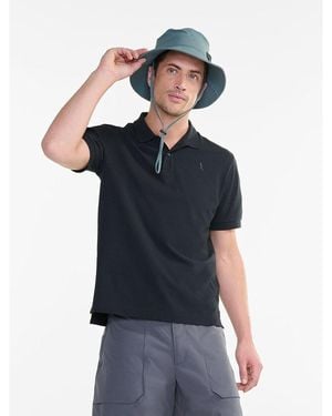 Aigle Polo de manga corta Dry Fast - Azul