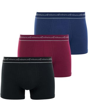 EMINENCE Lote De 3 Boxers Trio Business. Talla. Color - Negro