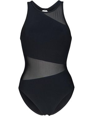 Arena Bañador de una pieza MESH ANGLE - Azul