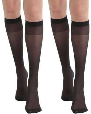 DIM Lote de 4 pares de minimedias ECO - Negro