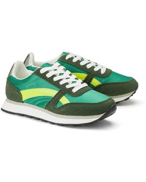 La Redoute Zapatillas de estilo retro running de nylon - Verde