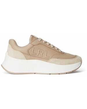 Ralph Lauren Zapatillas de piel Franky - Neutro