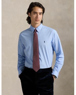 Polo Ralph Lauren Camisa recta de popelina lisa - Azul