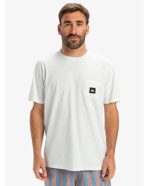 Quiksilver Camiseta de manga corta Salt Water - Blanco