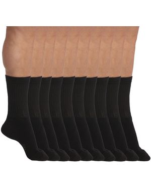 DIM Lote De 10 Pares De Calcetines Eco Sport. Talla. Color - Negro