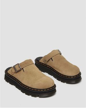 Dr. Martens Sandalias cerradas de piel de ante ZebZag - Marrón