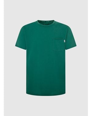 Pepe Jeans Camiseta con cuello redondo - Verde