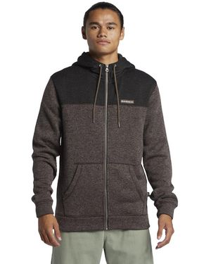 Quiksilver Sudadera con capucha y cremallera KELLER - Negro