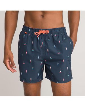 La Redoute Bañador short con estampado de surf - Azul