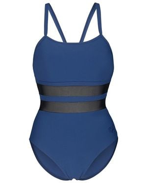 Arena Bañador de 1 pieza MESH EQUALS - Azul