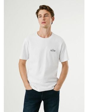 Pepe Jeans Camiseta de manga corta Thiago - Blanco