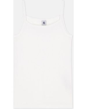 Petit Bateau Camiseta De Tirantes. Talla. Color - Blanco