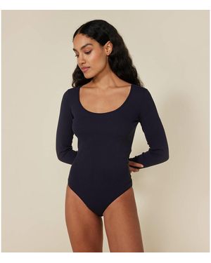 Petit Bateau Body De Manga Larga De Algodón. Talla. Color - Azul