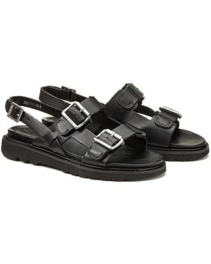 Kickers Sandalias de piel Neosummer - Negro