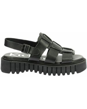 Kickers Sandalias de piel Kick Faliya - Negro