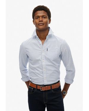 Superdry Camisa Oxford - Gris