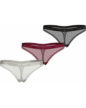 Tommy Hilfiger Lote de 3 braguitas Gifting Gift - Negro