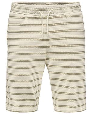Only & Sons Pantalones cortos con cordón - Neutro