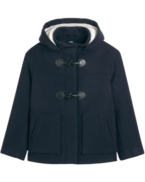 La Redoute Chaquetón Corto Con Capucha Fija Y Cierre De Cremallera, Para Invierno. Talla. Color - Azul