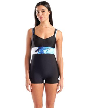 Arena Mono corto para piscina MaxFit Eco - Azul