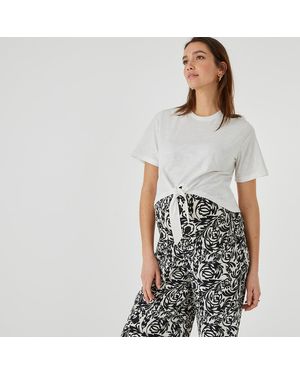 La Redoute Camiseta Premamá De Cuello Redondo, Para Anudar. Talla. Color - Gris