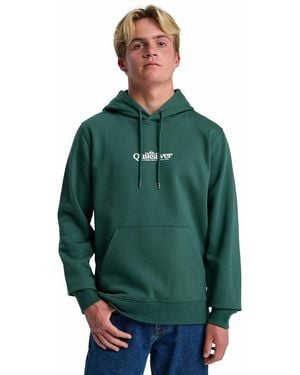 Quiksilver Sudadera con capucha Fineline - Verde
