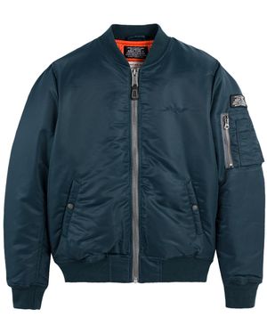 Schott Nyc Chaqueta Bomber Airforcers. Talla. Color - Azul