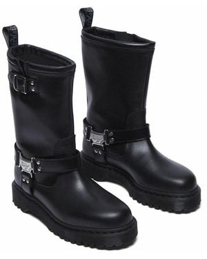 Dr. Martens Botas de piel Anistone Hi - Negro