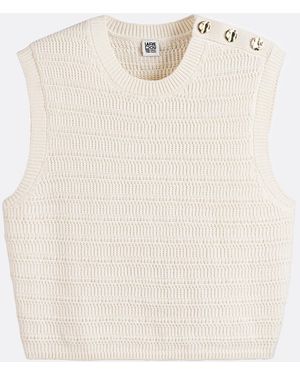 La Redoute Jersey con cuello redondo de punto fino - Neutro