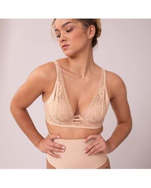 SCANDALE ECO LINGERIE Sujetador escotado de tejido orgánico Sensual - Rosa