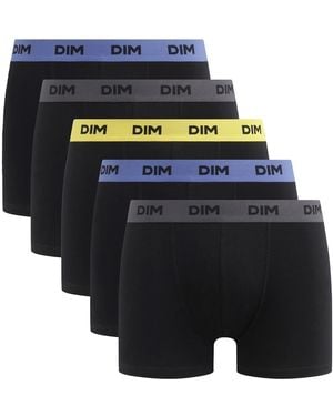 DIM Lote de 5 bóxers de colores surtidos - Negro