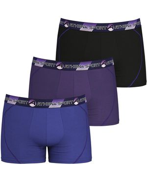 Athena Lote De 3 Boxers Training. Talla. Color - Negro