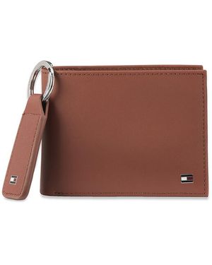 Tommy Hilfiger Cofre regalo cartera y llavero - Marrón