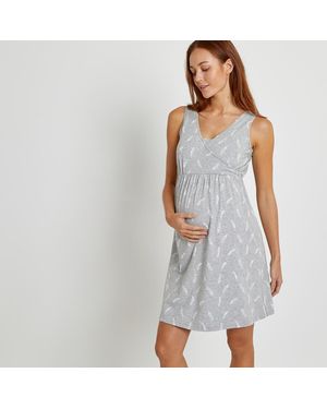 La Redoute Camisón de embarazo y lactancia - Gris