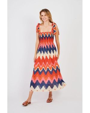 Rene' Derhy Vestido largo PETALE - Rojo