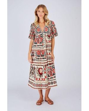 Rene' Derhy Vestido largo PERSEVERANCE - Blanco