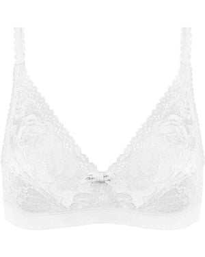 Playtex Sujetador Sin Aros Flower Elegance. Talla. Color - Blanco