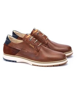 Pikolinos Zapatos tipo derbies de piel Olvera - Marrón