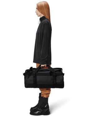Rains Bolsa de viaje TEXEL DUFFEL BAG SMALL - Negro