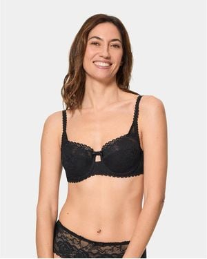 Playtex Sujetador Balconet Flower Elegance. Talla. Color - Negro