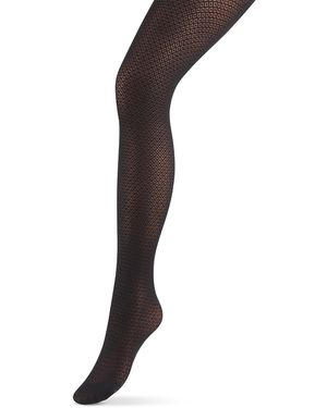 La Redoute Medias con estampado de rombos pequeños - Negro