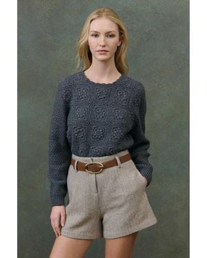Louise Misha Jersey De Manga Larga Y Cuello Redondo, Aliciou. Talla. Color - Verde