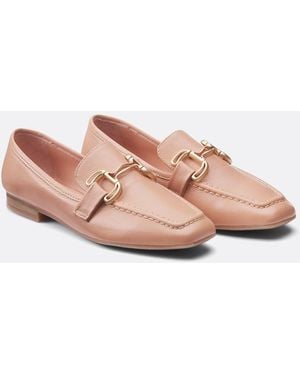 Mjus Mocasines de piel - Rosa