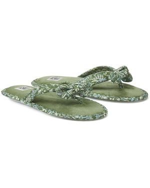 La Redoute Chanclas estampadas - Verde