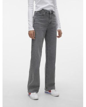 Vero Moda Vaqueros Anchos. Talla. Color - Gris
