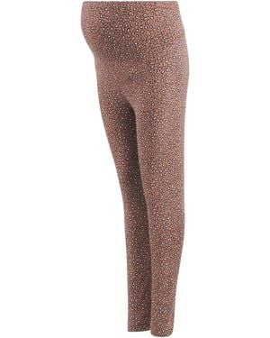 La Redoute Leggings de embarazo estampados de talle alto - Marrón